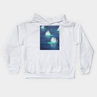 Oil Painting - Water Lilies II. 2012 Kids Hoodie